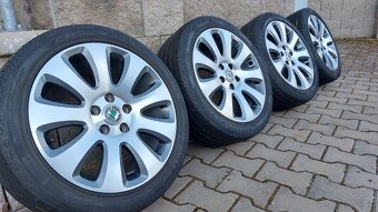 Alu kola 5x112 r17 originál Škoda Superb II - 14