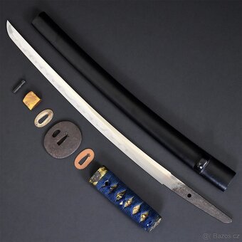 Japonský starožitný meč katana wakizashi Yoshimichi - 14