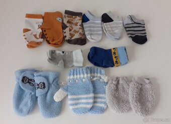 Set chlapeckého oblečení a botiček-vel. 74-86 /9-18 měs. - 14