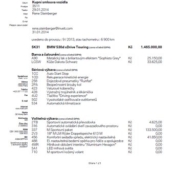 BMW Řada 5 F11 530D xDrive 190kw M packet Facelift r.v.2013 - 14
