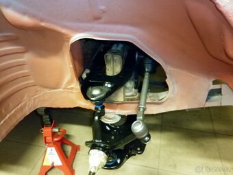 Přední náprava - díly Renault 8 - 14