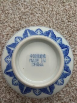 Nová sada misek z čínského porcelánu - motiv rýžové zrno - 14