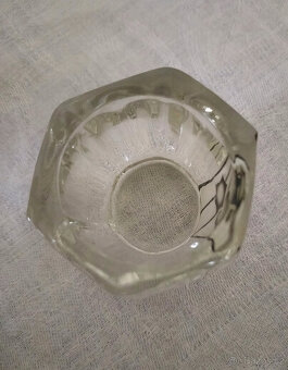 artdeco likérová souprava karafa+6 panáků, 20. léta - 14