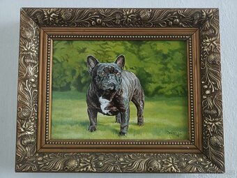 Ručně malované obrazy-kopie-portréty-myslivost atd. - 14