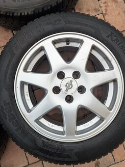 4x alu disky 6½Jx15 H2 ET35 + zimní pneu – Škoda, VW, Seat - 14