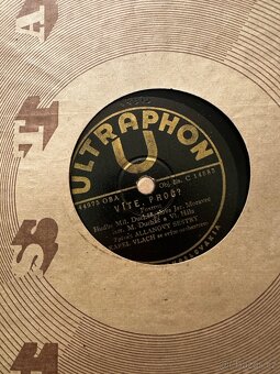 Staré šelakové gamofonové desky - 71 ks - 14