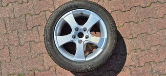 Alu kolo originál Škoda Octavia 5x112 6,5x16 ET50 205/55r16 - 14