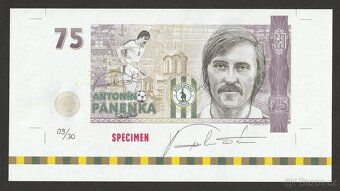 5ks Antonín Panenka 75 - bankovní arch - 14