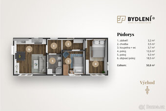 Prodej bytu 3+kk 54m² se zahradou 80m² - 14