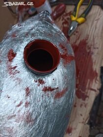 Renovace vnitřku nádrží - Vylití kaučukem- už žádná rez - 14