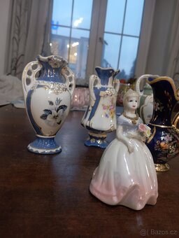 Vázičky, porcelánové sošky... - 14