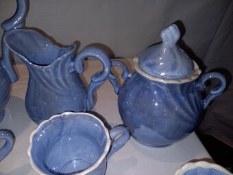 Glazurovaná keramika - kávový servis (9 ks). - 14