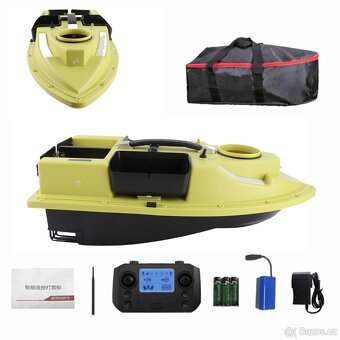 Zavážecí lodička, lodka na ryby D19, 12000mah - 14