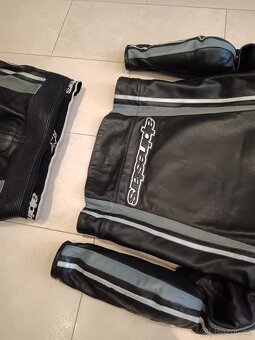 Alpinestars Octane-Pánská kožená moto kombinéza, dvoudílná - 14