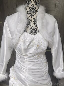 Tradiční svatební šaty 38/40/42 - 14