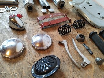 Jawa pérák, Ogar 350, ČZ 150C, Jawetta, pařez - 14