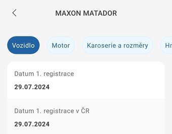 Prodám Maxon Matador JJ125T - 14