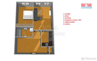 Prodej bytu 2+1, 50 m², České Budějovice, ul. Plachého - 14