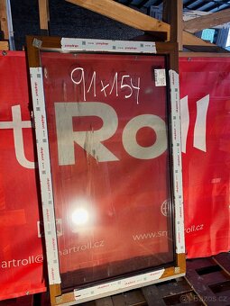 Okno  plastová PVC , profil 70 mm/ 3 sklo , nepoužitá okna - 14