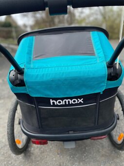 Sportovní cyklovozík Hamax Pioneer pro 2 děti - 14