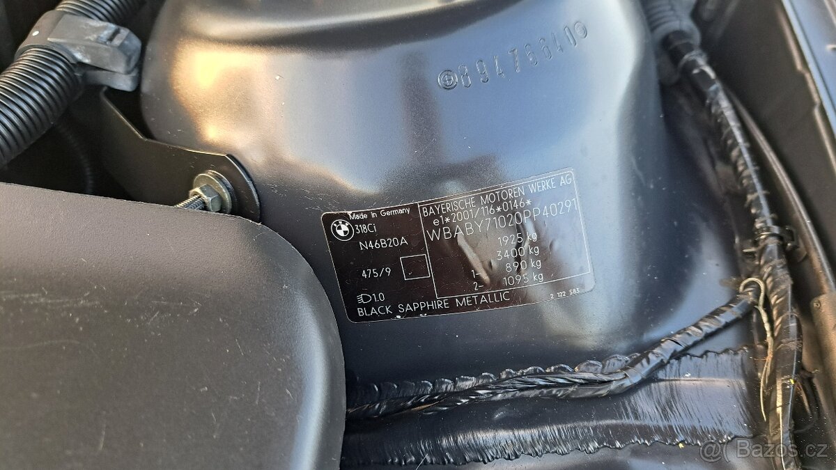 BMW E46 CABRIO 318i, FACELIFT, 2004, TOP STAV - 15