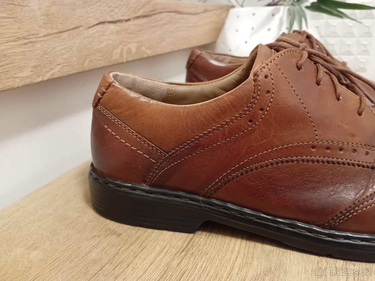 Josef Seibel pánské polobotky vel. 45/46 kožené - 15