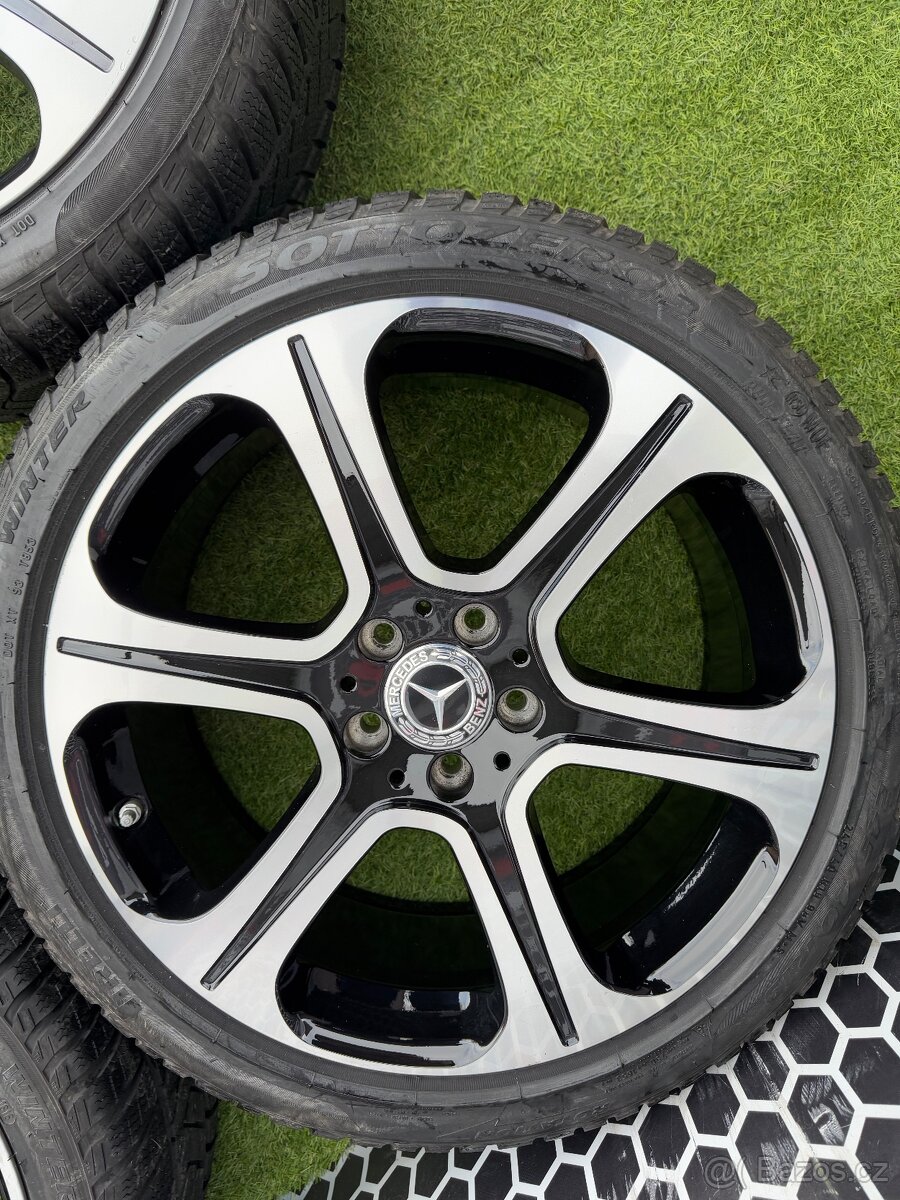 Originál alu kola Mercedes E-class 5x112 R19 zimní ZÁNOVNÍ - 15