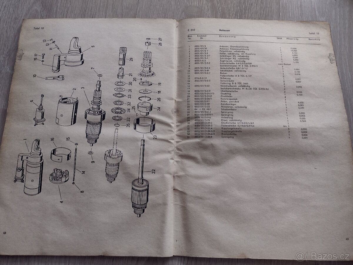 ZETOR CRYSTAL, KOMBAJN E 512,KATALOGY ND - 15