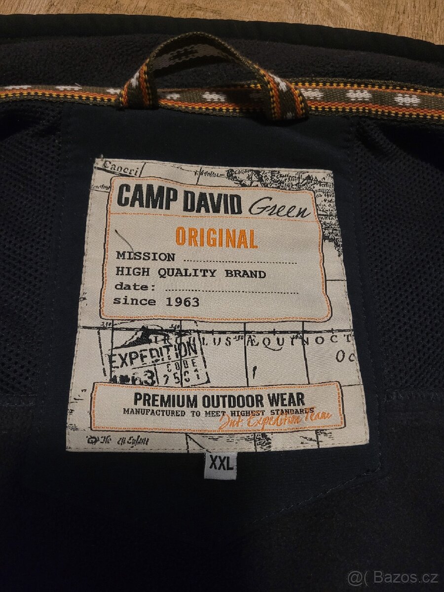 Tmavě modrá softshellová bunda Camp David - 15