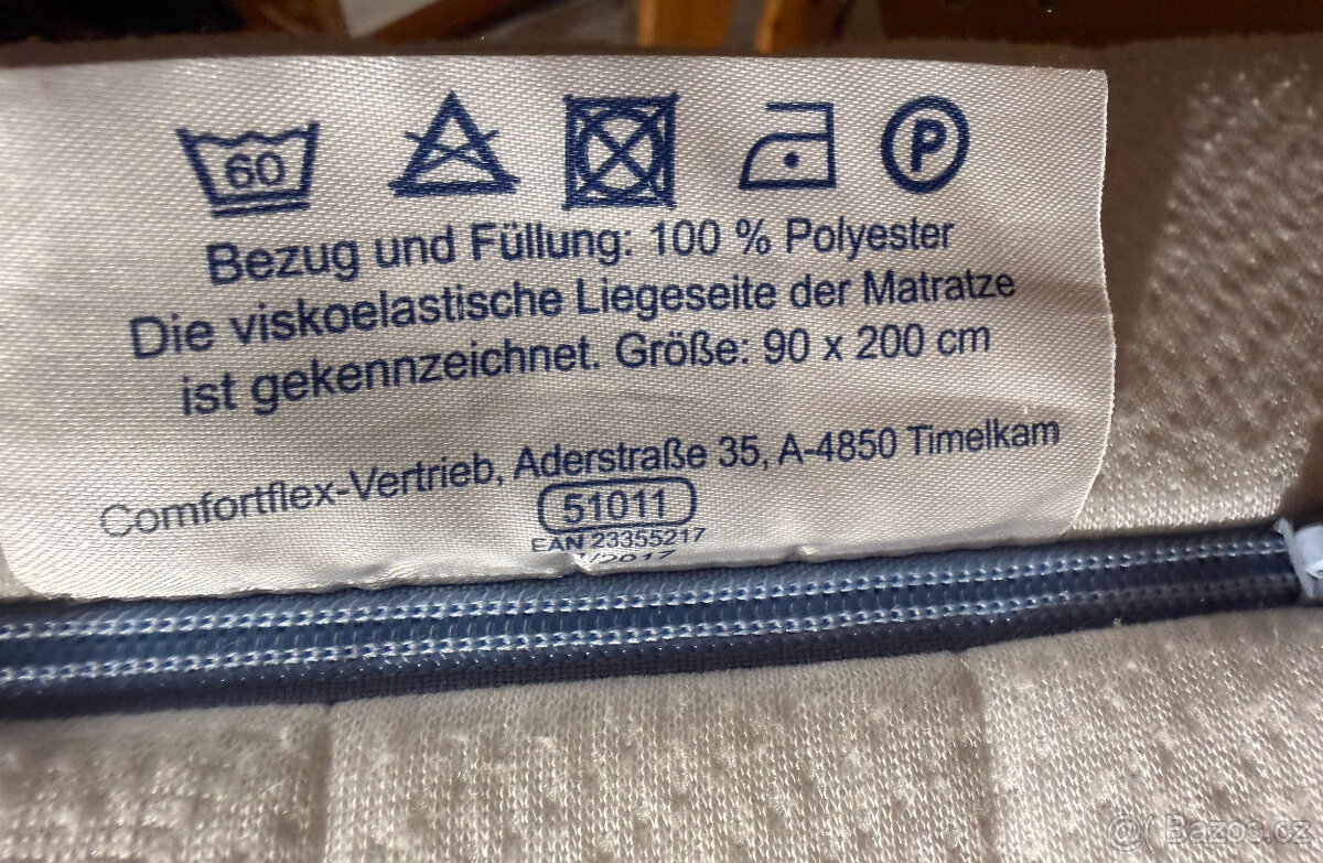 Zdravotní postel s elektrickým roštem a matrací - 15