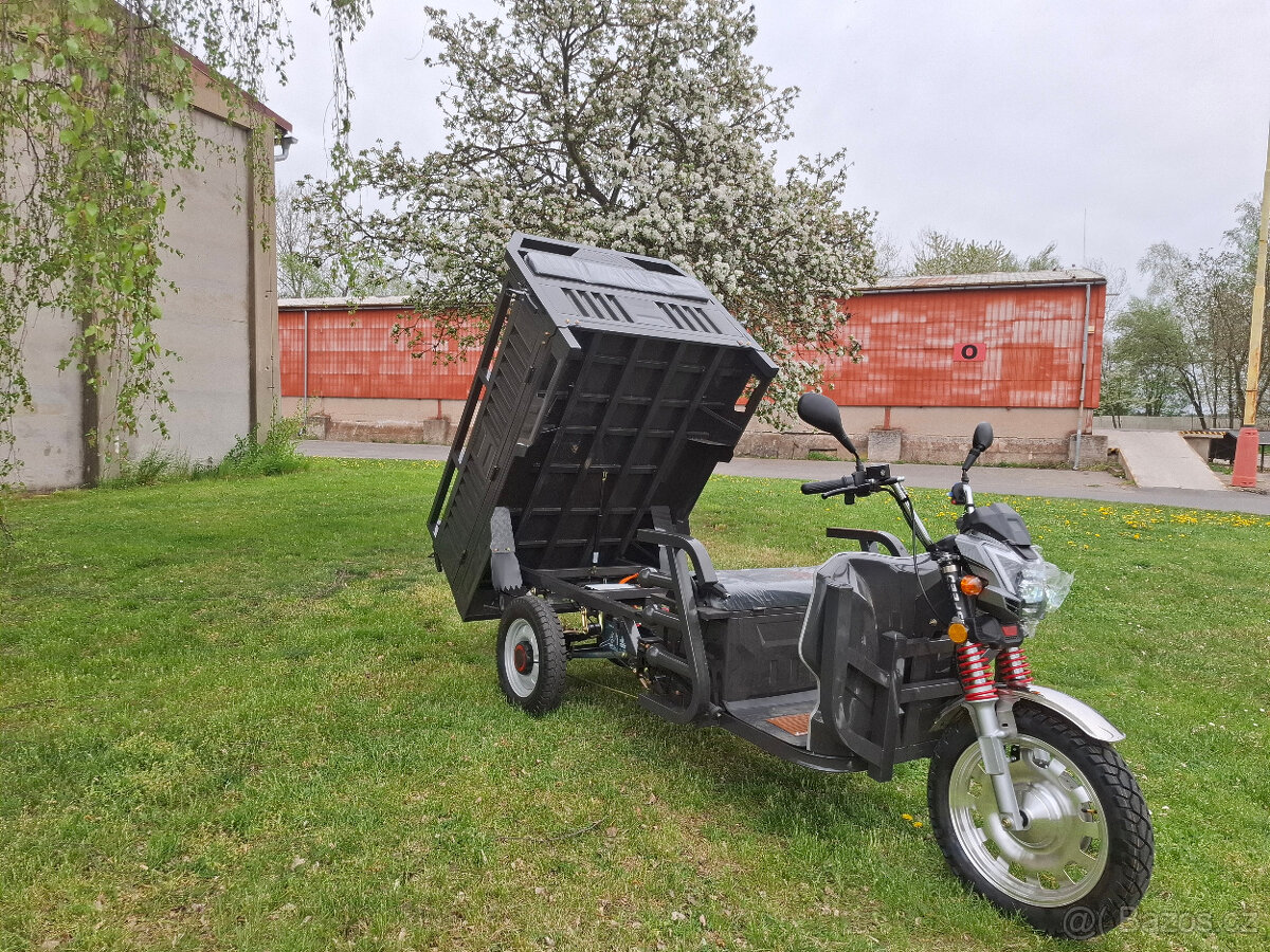 pracovní elektrická Tříkolka Zethos T-08 1500W na SPZ - 15