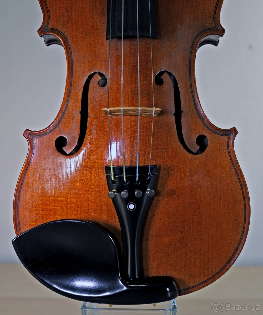 4/4 starožitné Francouzské housle z konce 19-ho století - 15