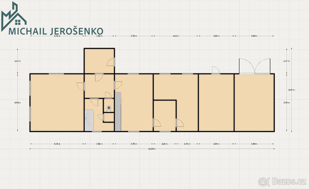 Prodej RD 80m2, pozemek 1.200m2, Strojetice - okr. Benešov - 15