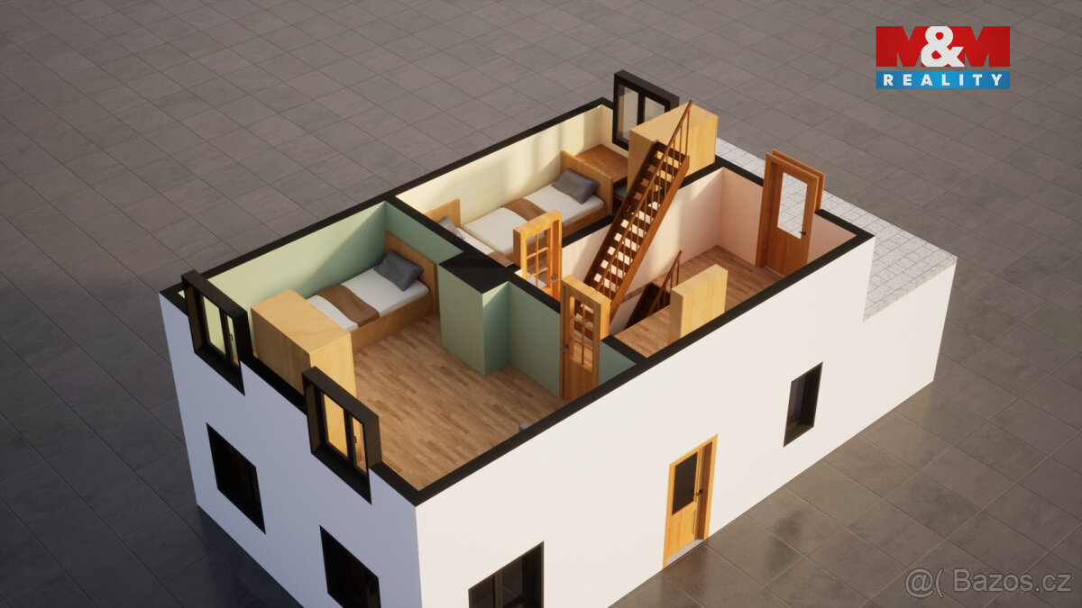 Prodej chalupy s pozemky 1266 m2 v Horním Prysku - 15