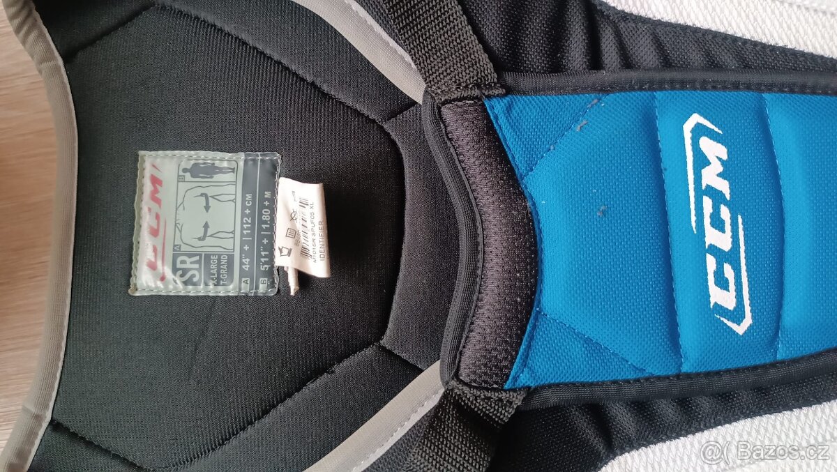 Hokejová výstroj pro hráče na postavu L, cca 175cm s taškou - 15