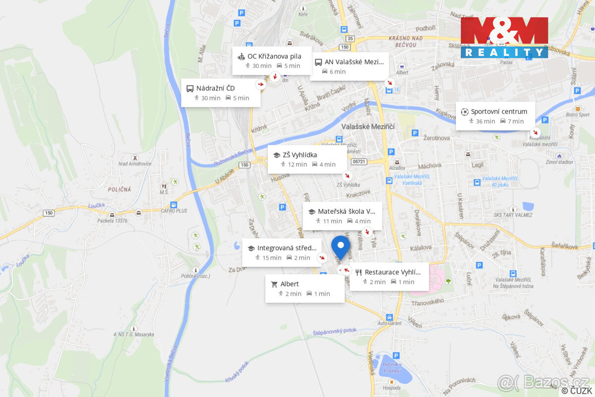 Prodej bytu 4+1, 83 m², Valašské Meziříčí, ul. Zdeňka Fibich - 15