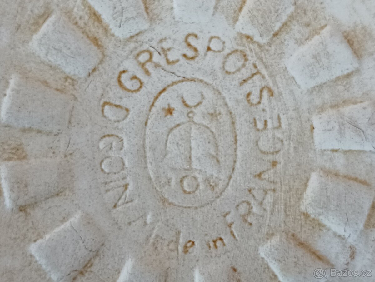 VINTAGE KAMENINOVÝ HRNEC GRÉS & POTIERS DIGOIN Z FRANCIE - 15