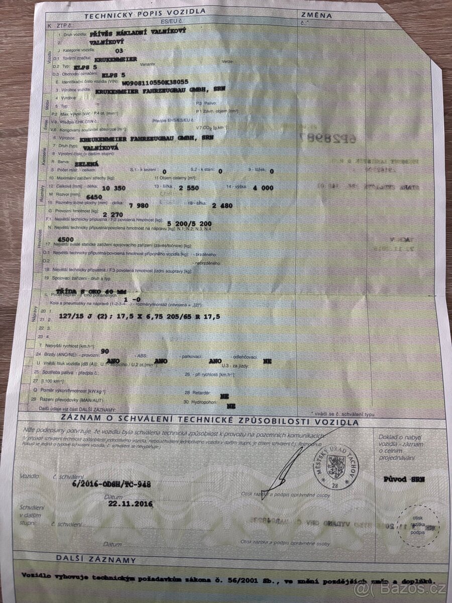 Nákladní přívěs valníkový - 15