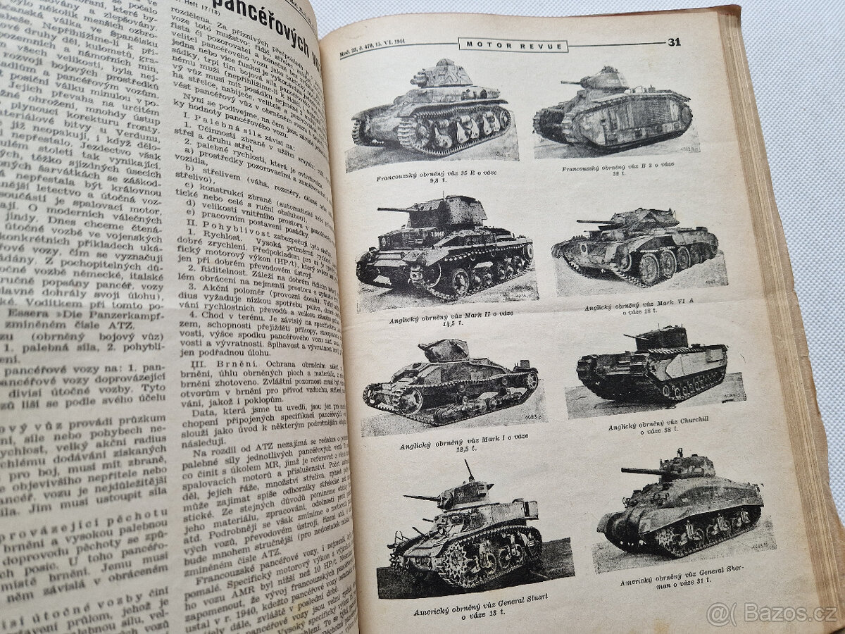 Svázané časopisy Motor Revue 1942-1944 auto motocykl veterán - 15