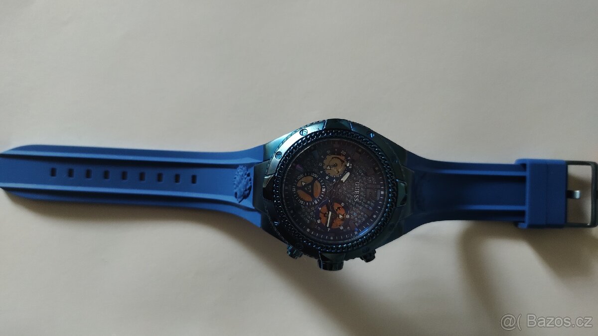 Guess MANE hodinky modré - 15