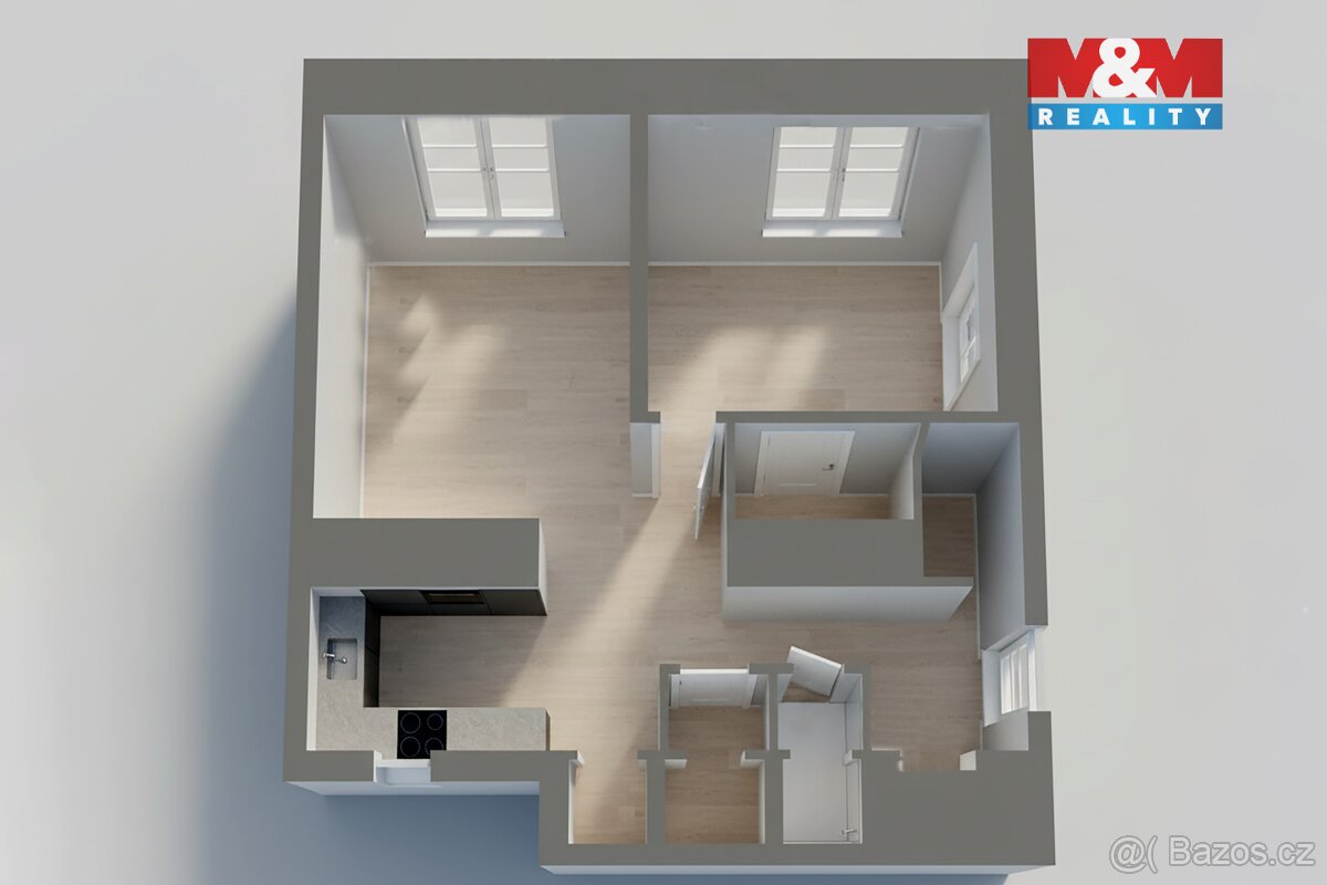 Prodej bytu 2+kk, 61 m², Praha, ul. Na Folimance - 15