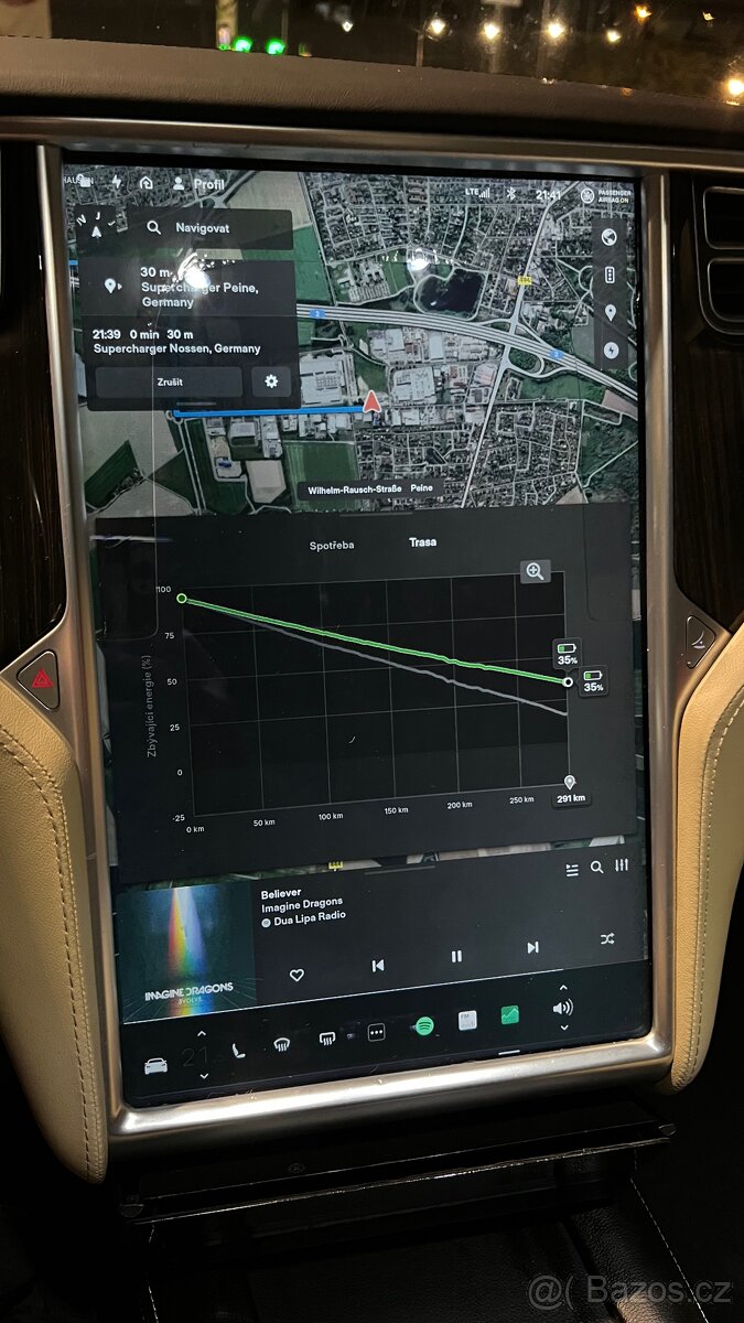 Tesla S Performance P85 Signature 89%SOH Pano Kủze Alcantara - 15