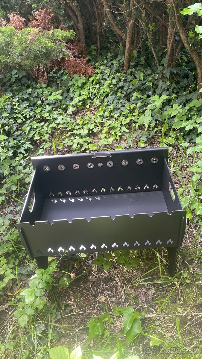 Automatický ocelový gril na špízy - šašlík(10 /8pozic) - 15