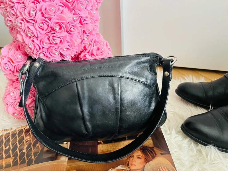 🌸Coccinelle🌸pravá kůže luxusní nádherná kabelka prostorná - 15