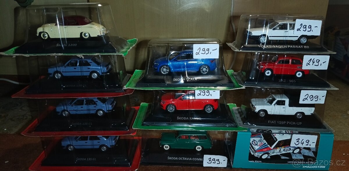 Autíčka, modely, abrex deagostiny hotwheels matchbox welly - 15