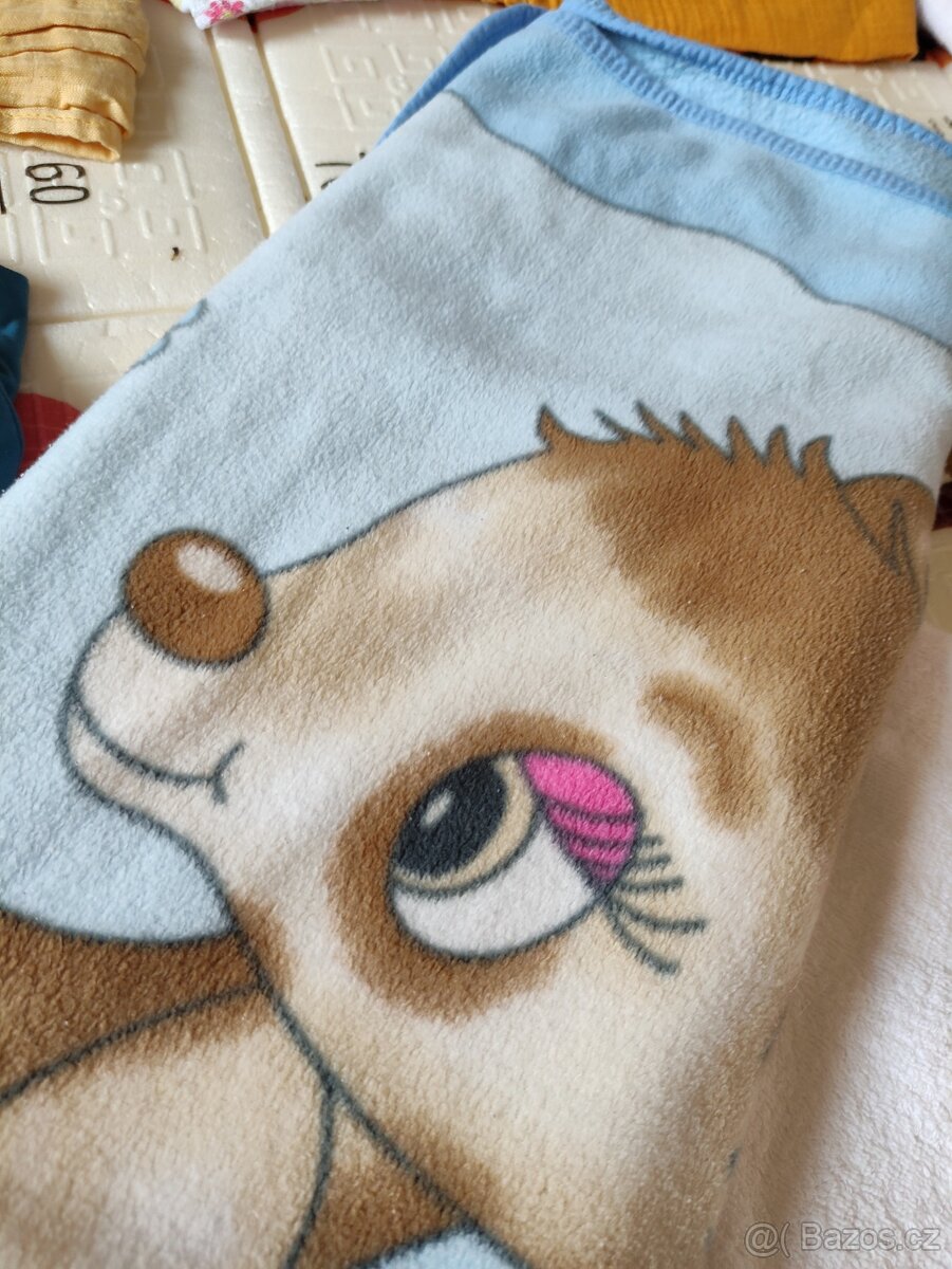 Látkové pleny, deky, přikrývky - 15