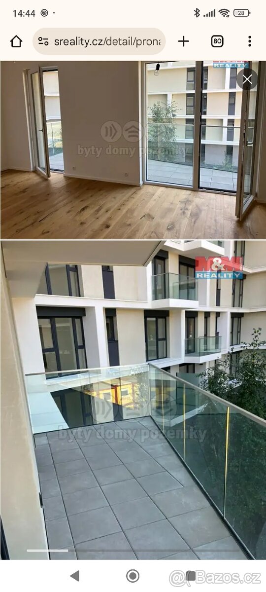 Pronajmu nový, zařízený byt 1kk 42m s terasou - Hagibor - 15