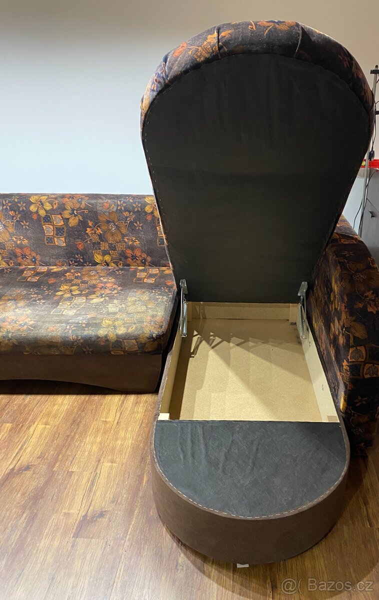 obývací stěna + sedačka + šatní skříň + knihovnička - 15