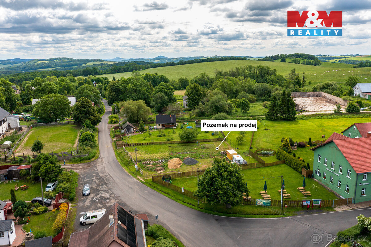 Prodej zasíťovaného pozemku, 1163 m2, Rychnov - Verneřice - 15