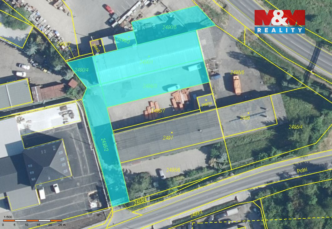 Prodej obchodního objektu, 1200 m², Kadaň, ul. Polní - 15